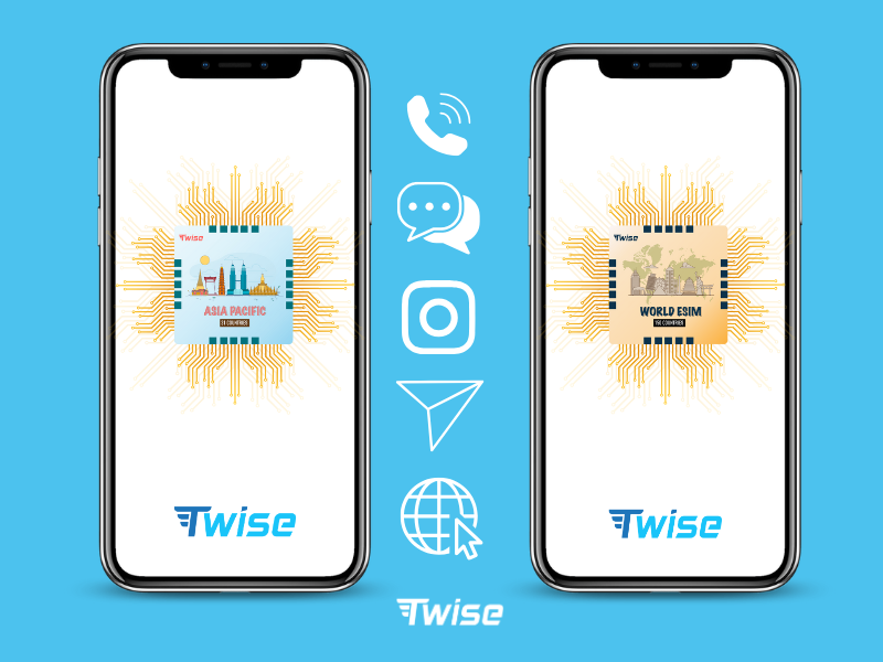Các gói cước eSIM Quốc Tế từ Twise