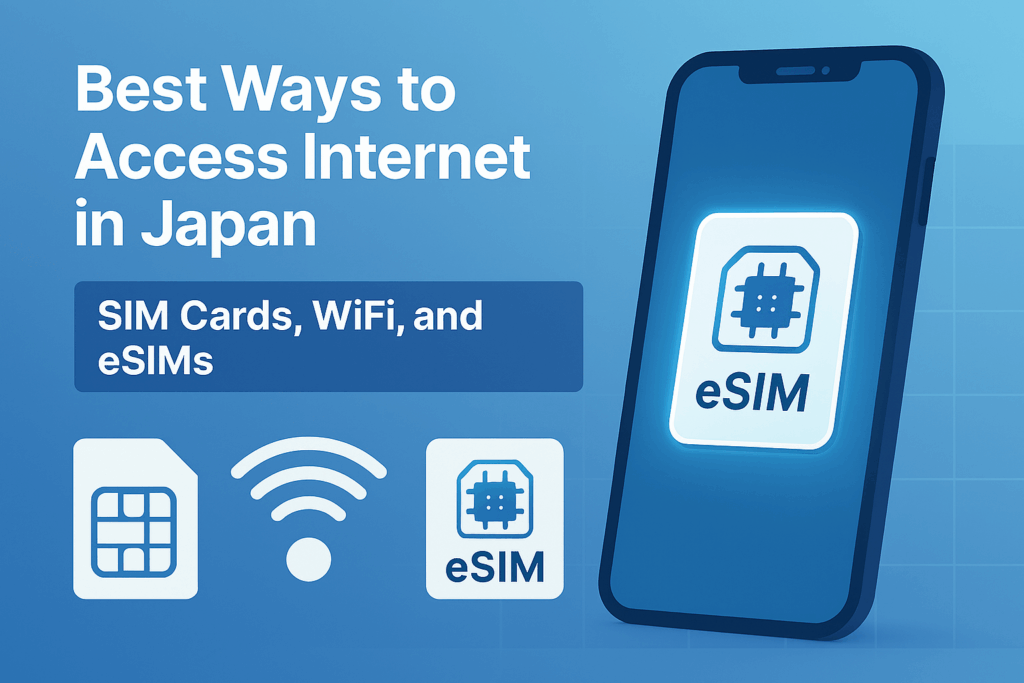 Best Ways to Access Internet in Japan: SIM Cards, WiFi, and eSIMs