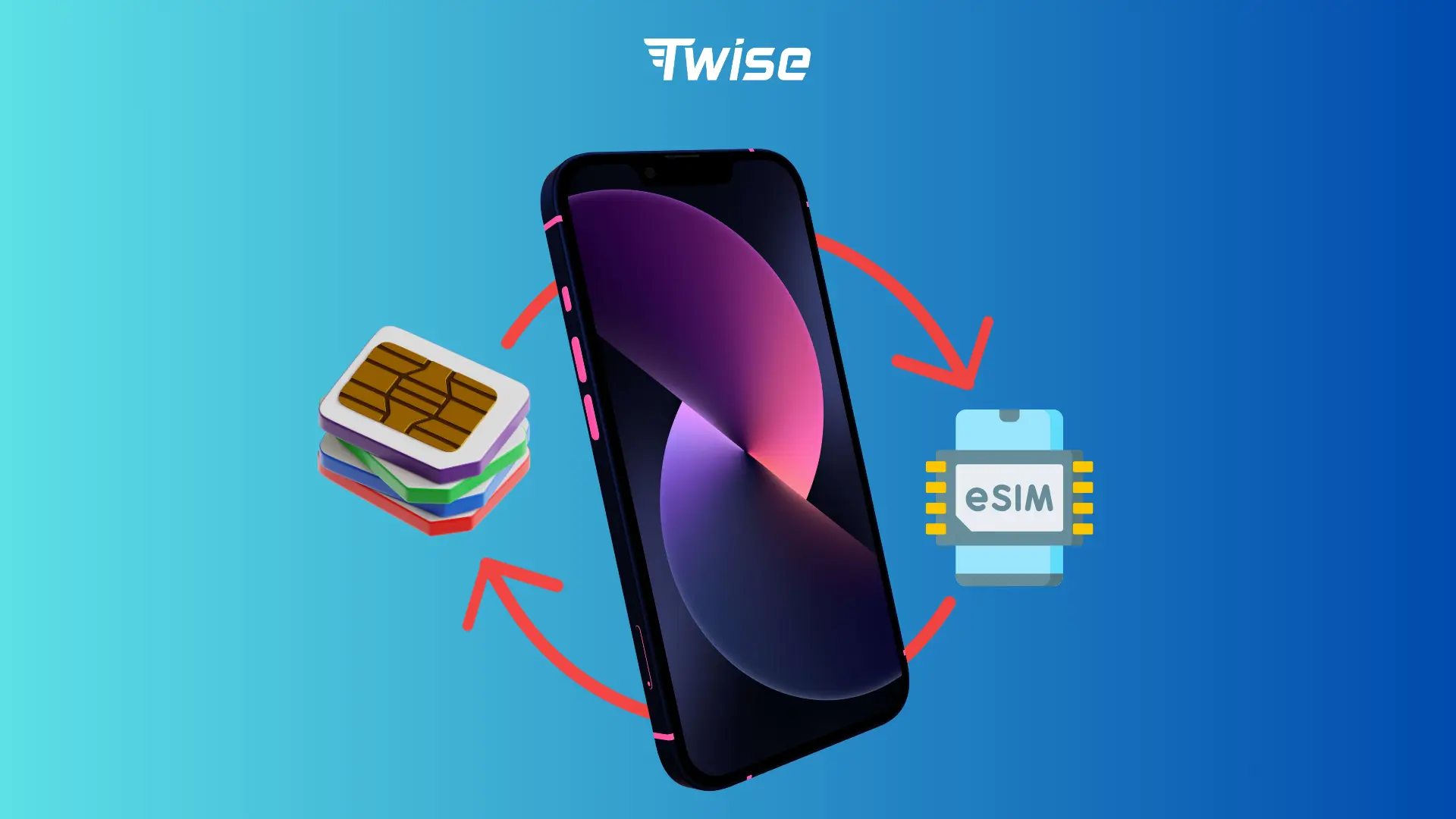 switch esim back to physical sim