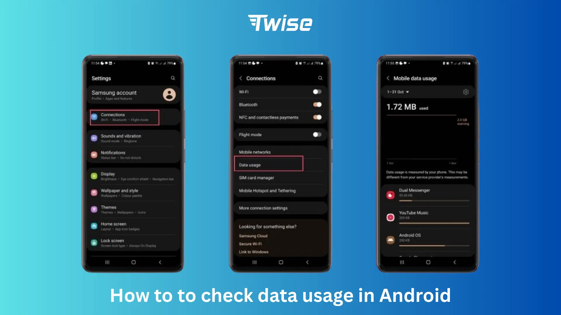 how much data remain