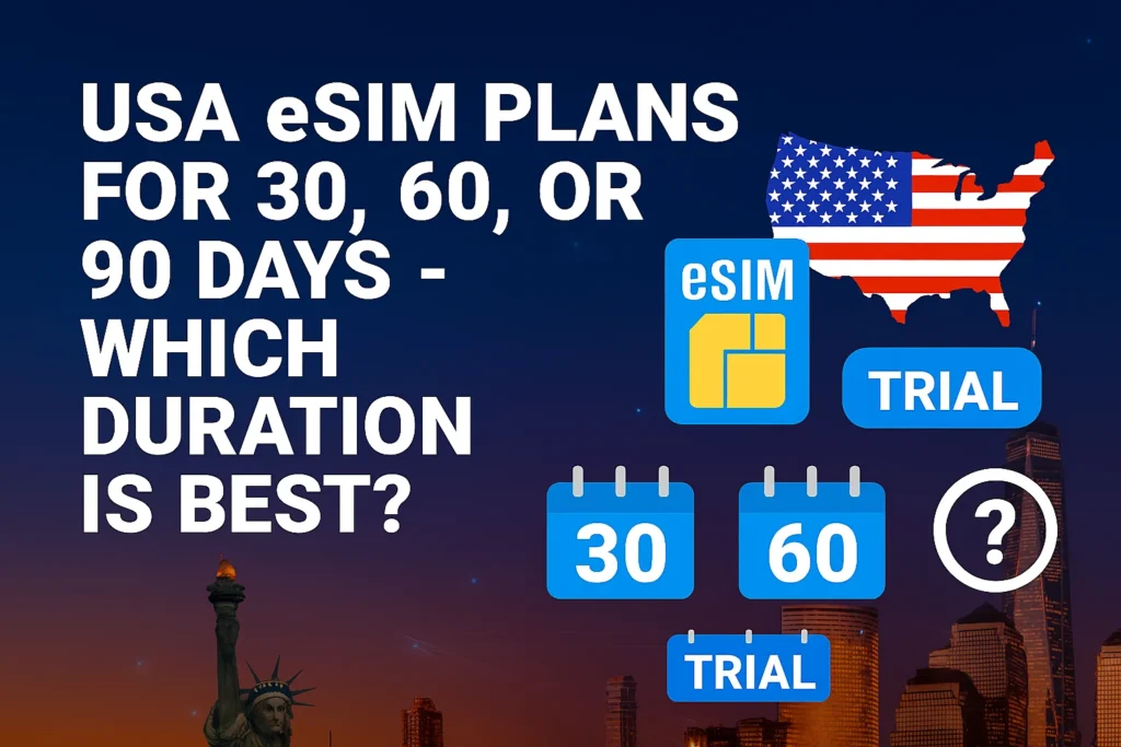 1 month esim usa