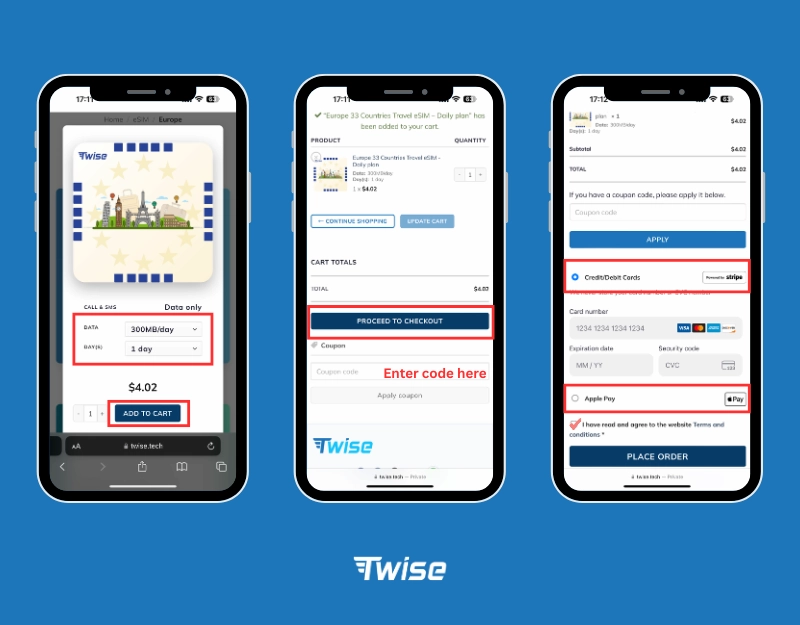 Step-by-Step Guide to Buying Your 50GB eSIM Europe at Twise