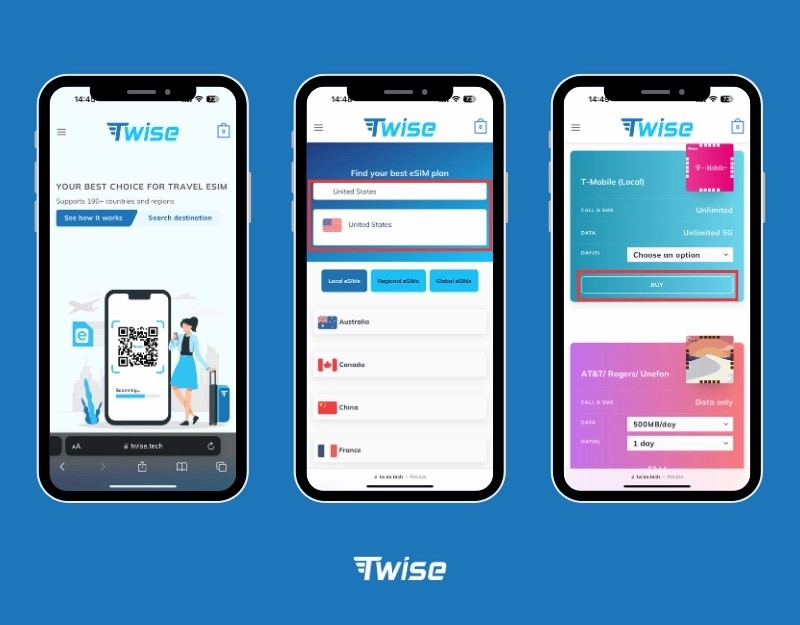Why trust Twise for your eSIM USA long term service