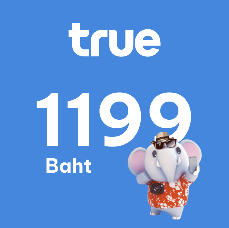 eSIM du lịch Thái Lan TRUE gói 1199 Baht - eSIM nội địa