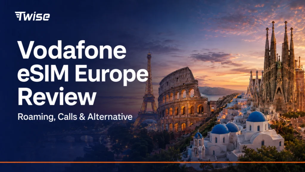 Vodafone eSIM Europe Review: Roaming, Calls & Twise Alternative