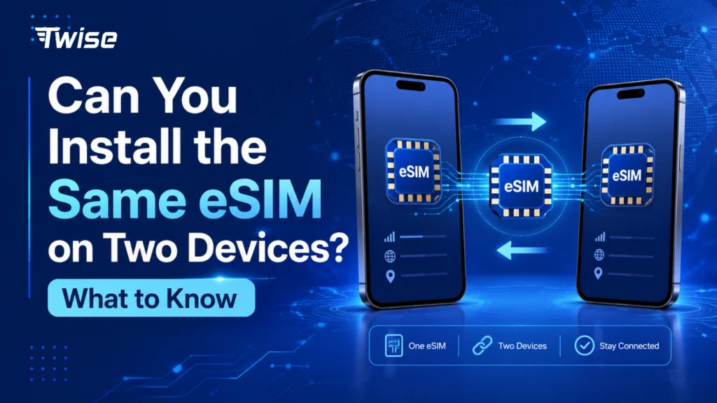 install esim on two devices