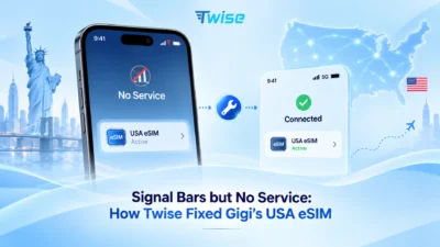 eSIM no service