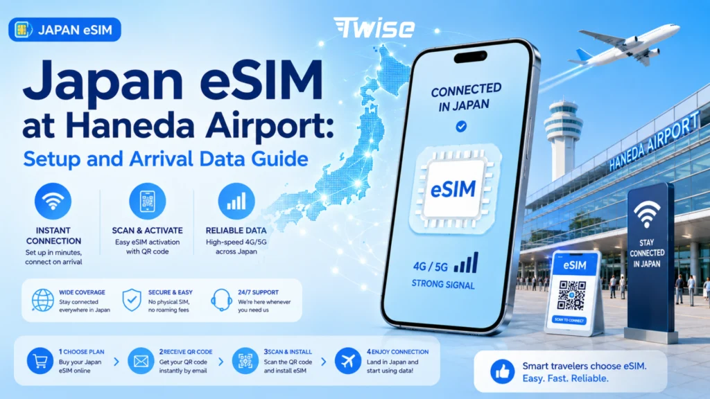 Japan eSIM at Haneda Airport: Setup and Arrival Data Guide