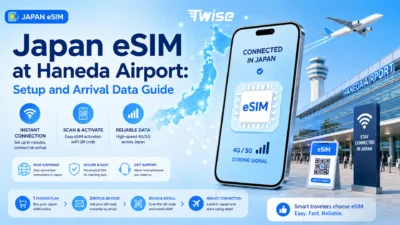Japan eSIM at Haneda Airport: Setup and Arrival Data Guide