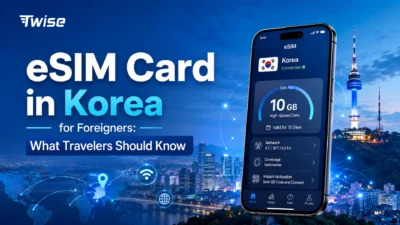 eSIM card in Korea for foreigners