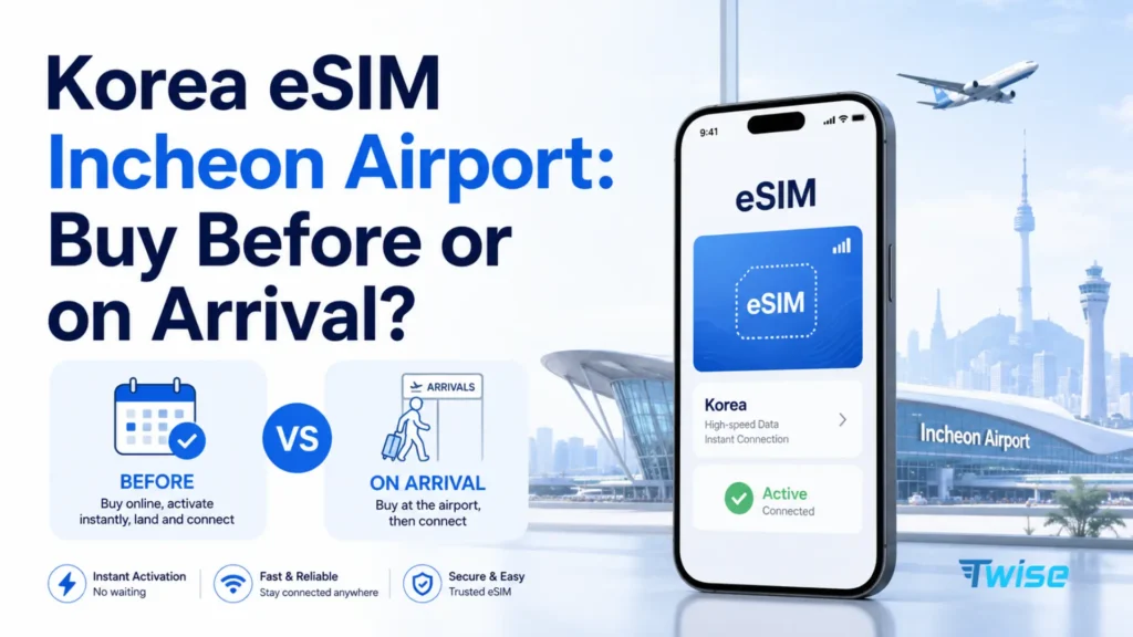 korea esim incheon airport