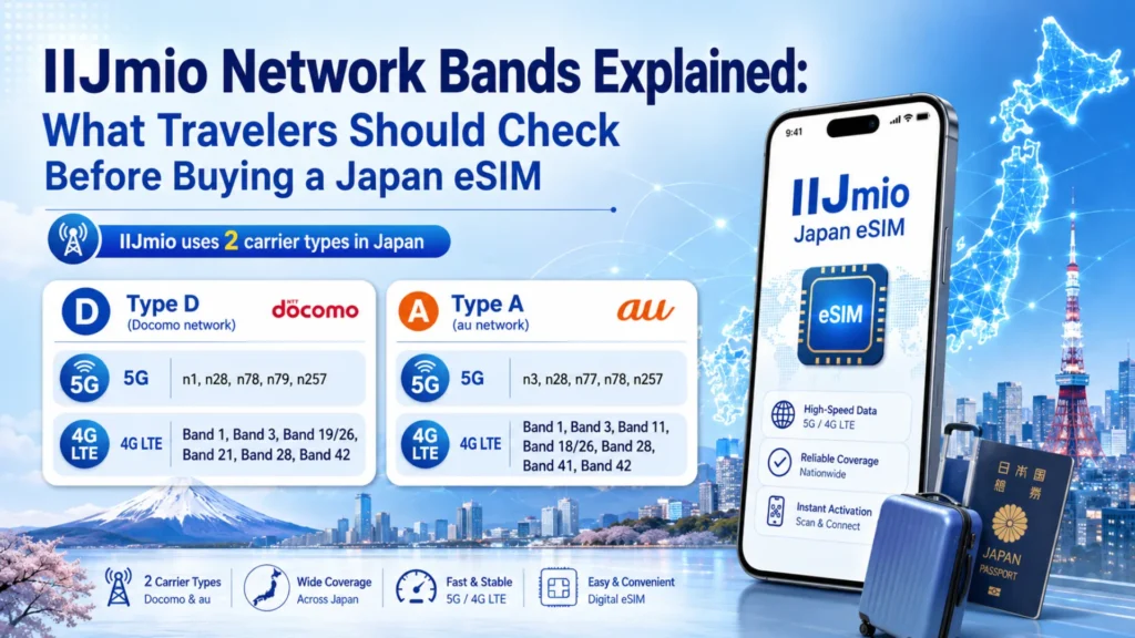 IIJmio Network Bands