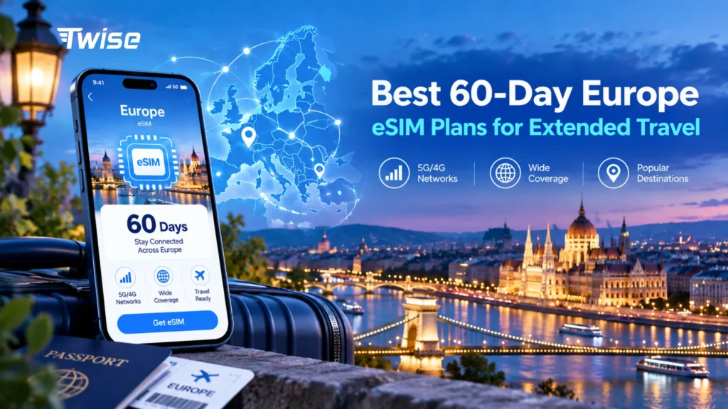 60-Day eSIM Europe