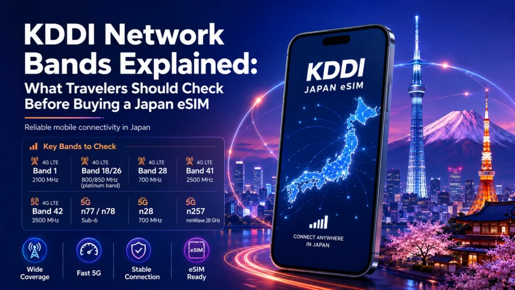 KDDI Network Bands