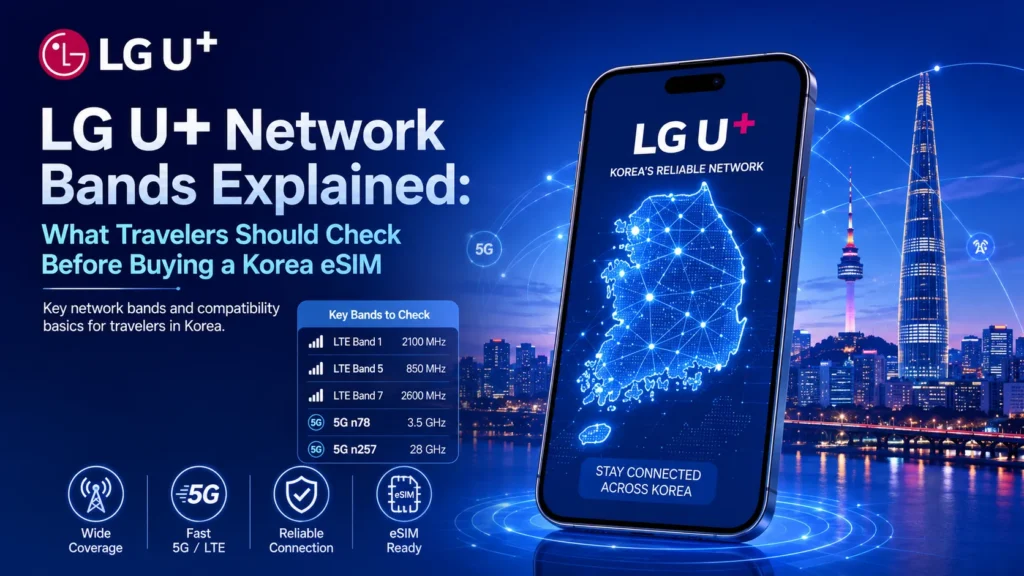 LG U+ Network Bands