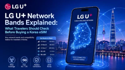 LG U+ Network Bands