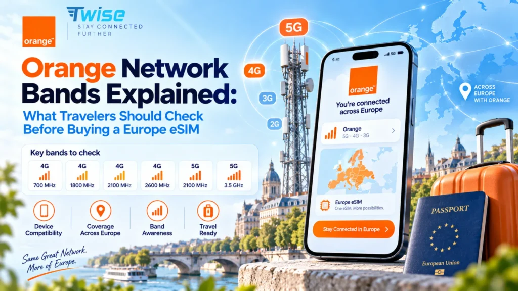 Orange Network Bands
