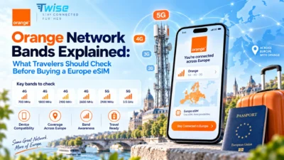 Orange Network Bands