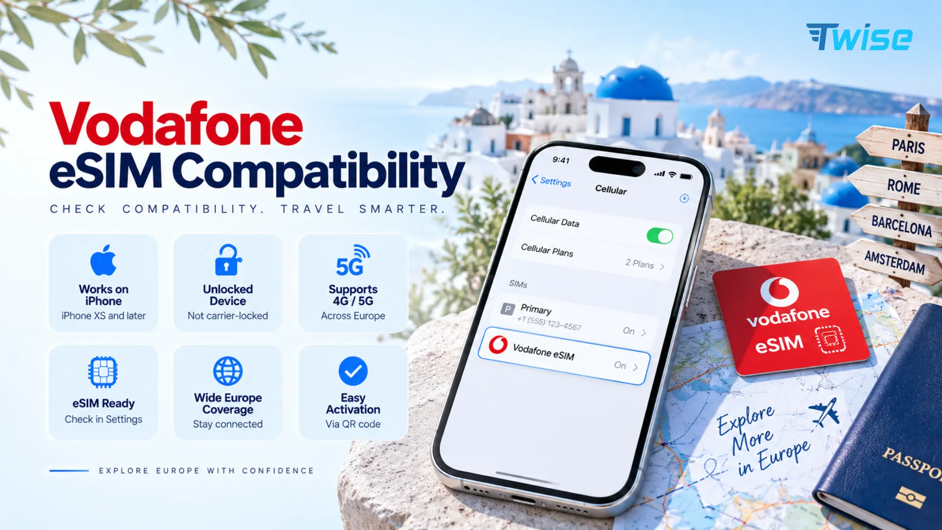 Vodafone Network Bands
