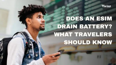eSIM drain battery